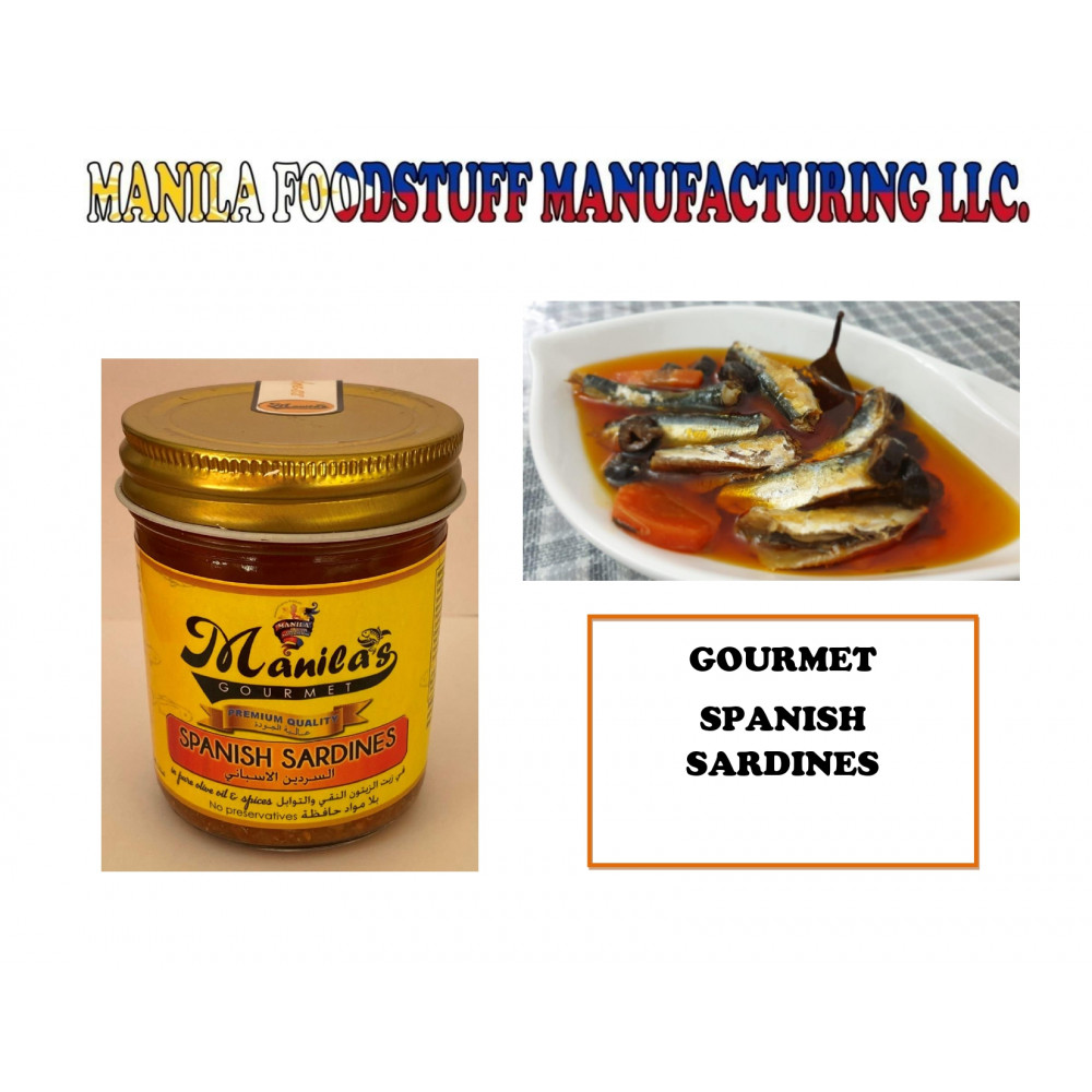 GOURMET SPANISH SARDINES 335 Grams ( 24 Pieces Per Carton ) Sinaha